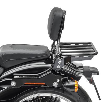 Задня багажна полиця підходить для Harley Davidson Breakout/Fat Boy/114 18-25 чорний Craftride