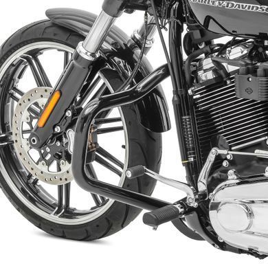 Захисні дуги Harley Softail Fat Bob 114 18-25 Craftride Mustache чорний