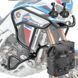 Комплект дуг верхньої нижньої XL + фари Honda Africa Twin Adventure Sports 1100 20-23 + сумки Motoguard чорний CB8