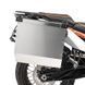 Комплект алюмінієвих кофрів Honda Transalp XL 600/ 650/ 750/ V Bagtecs Atlas 36 L з комплектом кріплення для багажника, Алюміній