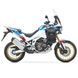 Комплект дуг верхньої нижньої XL + фари Honda Africa Twin Adventure Sports 1100 20-23 + сумки Motoguard чорний CB8