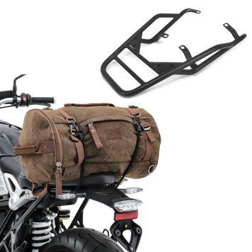 Комплект: багажник для BMW R NineT/Pure 14-23 багажник Craftride GT1 + задня сумка Vintage 25L для BMW R NineT/Pure/Racer коричневий Craftride