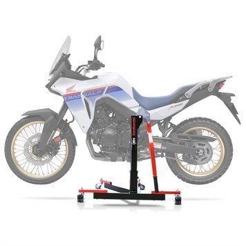 Центральна підставка ConStands Power-Evo, сумісна з Honda Transalp XL 750 23-26 червоного кольору