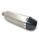 Глушитель Force, совместимый с Motocross, Enduro Silencer, нержавеющая сталь-карбоновый вид