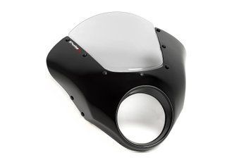 Напівобтічник Dark Night Puig для HONDA CMX 1100 REBEL 2021-2026 темно-димчастого кольору 21104F