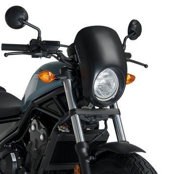 Полуобтекатель для Honda Rebel 500 CMX 17-19 Puig Anarchy 21086N черного цвета