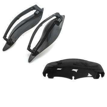 Комплект: Боковой дефлектор для Harley-Davidson Touring 14-23 черный Craftride + ветровое стекло 7" для Harley Street Glide Special 15-22 черный Craftride