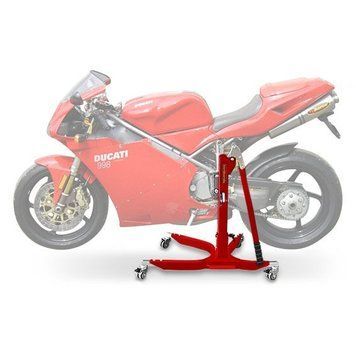 Центральная подставка ConStands Power-Classic, совместимая с Ducati 916 94-98 красного цвета