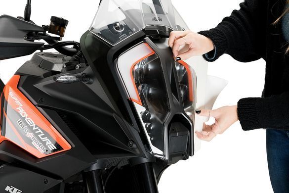 Защитная пленка на фару Puig для KTM 1290 SUPER ADVENTURE R 2021-2025 прозрачный 21444W