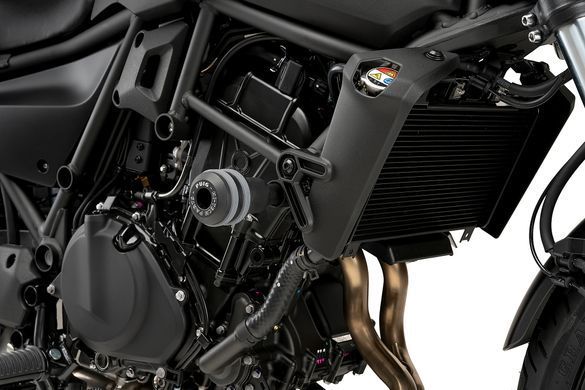 Винтажные слайдеры рамы 2.0 Puig для KAWASAKI ELIMINATOR 500 2024-2026 черного цвета 21939N
