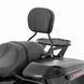 Спинка пасажира + багажник Craftride KI підходить для мотоцикла Harley Davidson Street Glide 14-26, чорний