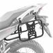 Комплект: алюмінієвий захист картера Motoguard чорного кольору + бічний багажник Bagtecs SD39 для Honda Transalp XL 23-26