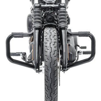 Захисна дуга Mustache II для Harley Softail Street Bob / Low Rider 18-25 чорна Craftride