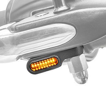 Светодиодные поворотники на руль для Harley Davidson Road Glide / Special Lumitecs поворотники XS тонированные