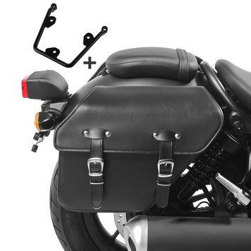 Боковая сумка с креплением совместима с Kawasaki Vulcan S / Caf&eacute; 2015&ndash;2024, правая, Fargo 13 л, Craftride