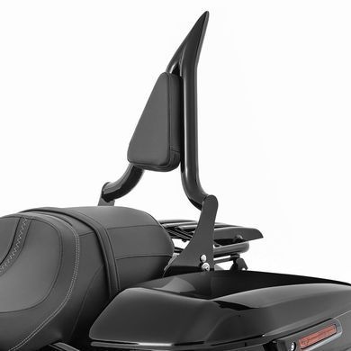 Спинка пасажира+багажник ST підходить для мотоцикла Harley Davidson Street Glide 09-26 Craftride PV1 чорного кольору