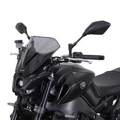 Вітрове скло для Yamaha MT-09 21- Double Bubble "NRN" з монтажним матеріалом MRA clear