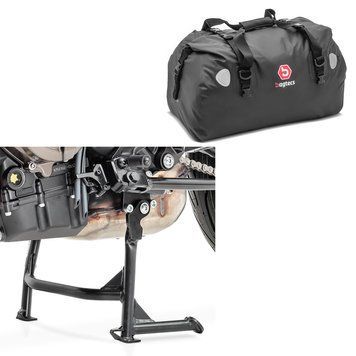 Комплект центральної підставки ConStands та задньої сумки Bagtecs XF60, сумісний з Yamaha MT-07/Tracer 13-25