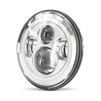Светодиодная фара 7 дюймов для Harley Davidson Road King Custom / Special с E-mark chrome