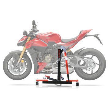 Центральна підставка ConStands Power-Evo для Ducati Streetfighter V4/S 2025 червоного кольору