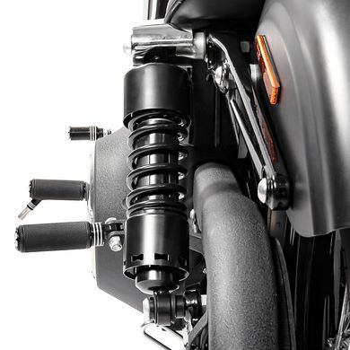 Амортизатор 11" для Harley-Davidson Dyna 1991-2017 заниженный черный Craftride, Черный