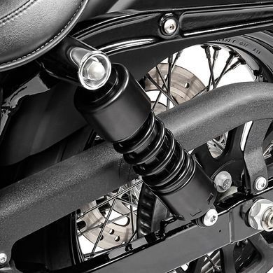 Амортизатор 11" для Harley-Davidson Dyna 1991-2017 заниженный черный Craftride, Черный