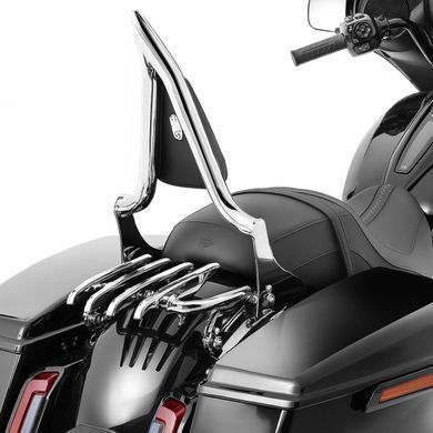 Спинка пасажира для Harley Davidson Touring 09-26 + багажник ST Craftride PV3 хромований