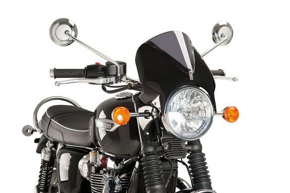 Ветровое стекло Vision Puig для BSA GOLD STAR 650 2022-2026 темно-дымчастого цвета 003CF