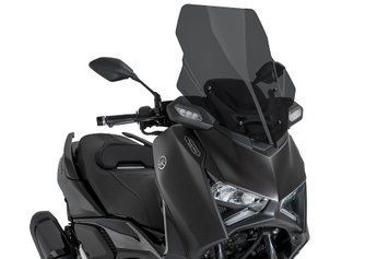 Ветровое стекло V-Tech Line Touring Puig для YAMAHA X-MAX 125 TECH MAX + 2025 темно-дымчастого цвета 22544F