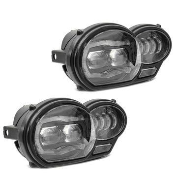2x светодиодные фары для BMW R 1200 GS 04-12 основные фары с экономичным комплектом ECE Lumitecs QL4