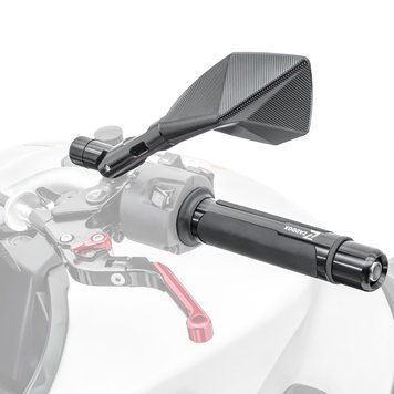 Комплект дзеркал на кермо Tomahawk для Aprilia Dorsoduro 1200/900/750 та ручки LG1 Zaddox S-J1
