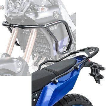 Комплект: верхня частина захисної дуги, сумісна з Yamaha Tenere 700/Rally 19-25 + задній багажник.