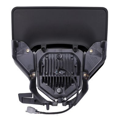 Светодиодная фара + обтекатель для эндуро, Xdure GP1 DRL, универсальный, черный
