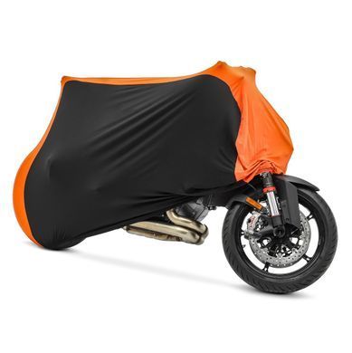 Чехол для Kawasaki W800 Cafe / Street Craftride Indoor M-L, в черно-оранжевом цвете