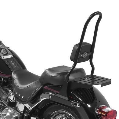 Спинка CSXL Fix + Tail bag XL для Harley Softail 07-17 с багажником черный Craftride