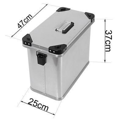 Мотоциклетный кейс алюминиевый Bagtecs Gobi 34L боковой кофр