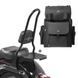 Спинка CSXL Fix + Tail bag XL для Harley Softail 07-17 с багажником черный Craftride