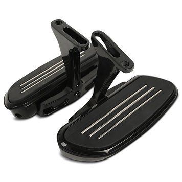 Підніжки пасажирські Harley Davidson Touring 93-25 ​​Craftride CF2 із тримачем чорні