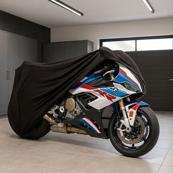 Чохол для мотоцикла Indoor Craftride M-L Stretch Garage, чорний DPLA3