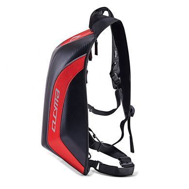 Жорсткий мотоциклетний рюкзак Bagtecs Carbon 30Ltr червоний