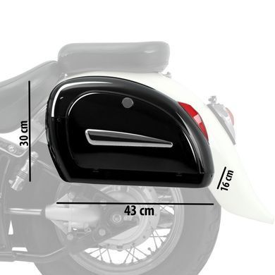 Жесткие кофры, совместимые со съемными боковыми кофрами Kawasaki Vulcan S 15-25 Michigan Craftride