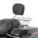 Спинка пассажира + багажник KI подходит для мотоциклов Harley Davidson Street Glide 09-26 Craftride FR02 хромированный