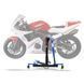 Центральная подставка ConStands Power-Evo, совместимая с Yamaha YZF-R6 99-02, синяя
