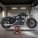 Ножничный гидравлический домкрат для Suzuki Intrumer VS 750 ConStands Mid-lift L красного цвета