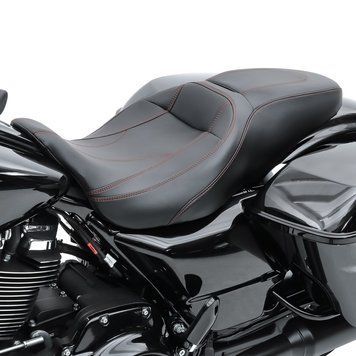 Сиденье для Harley Street Glide 09-22 Craftride RH4 черно-красное