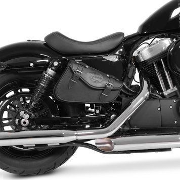 Мотоциклетная седельная сумка левая Craftride Arizona 3Ltr Side Bag для Chopper, черная DPLU