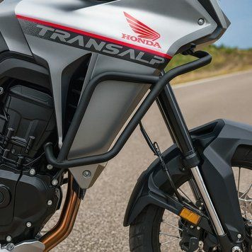 Верхня захисна дуга сумісна з Honda Transalp XL 750 23-25, Motoguard CB25 Black DPLA4