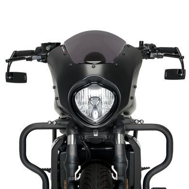 Полуобтекатели для Kawasaki Vulcan S 15-25 Puig Dark Night 21108F матово-черный темно-дымчатый