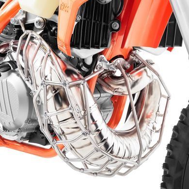 Защита выхлопной трубы совместима с KTM EXC 250 / EXC 300 20-23 XDURE PR21 из нержавейки