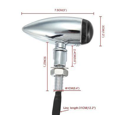 Світлодіодні поворотники Yamaha XVS 1100/650 A Drag Star Classic з E-mark Lumitecs BL14 тоновані